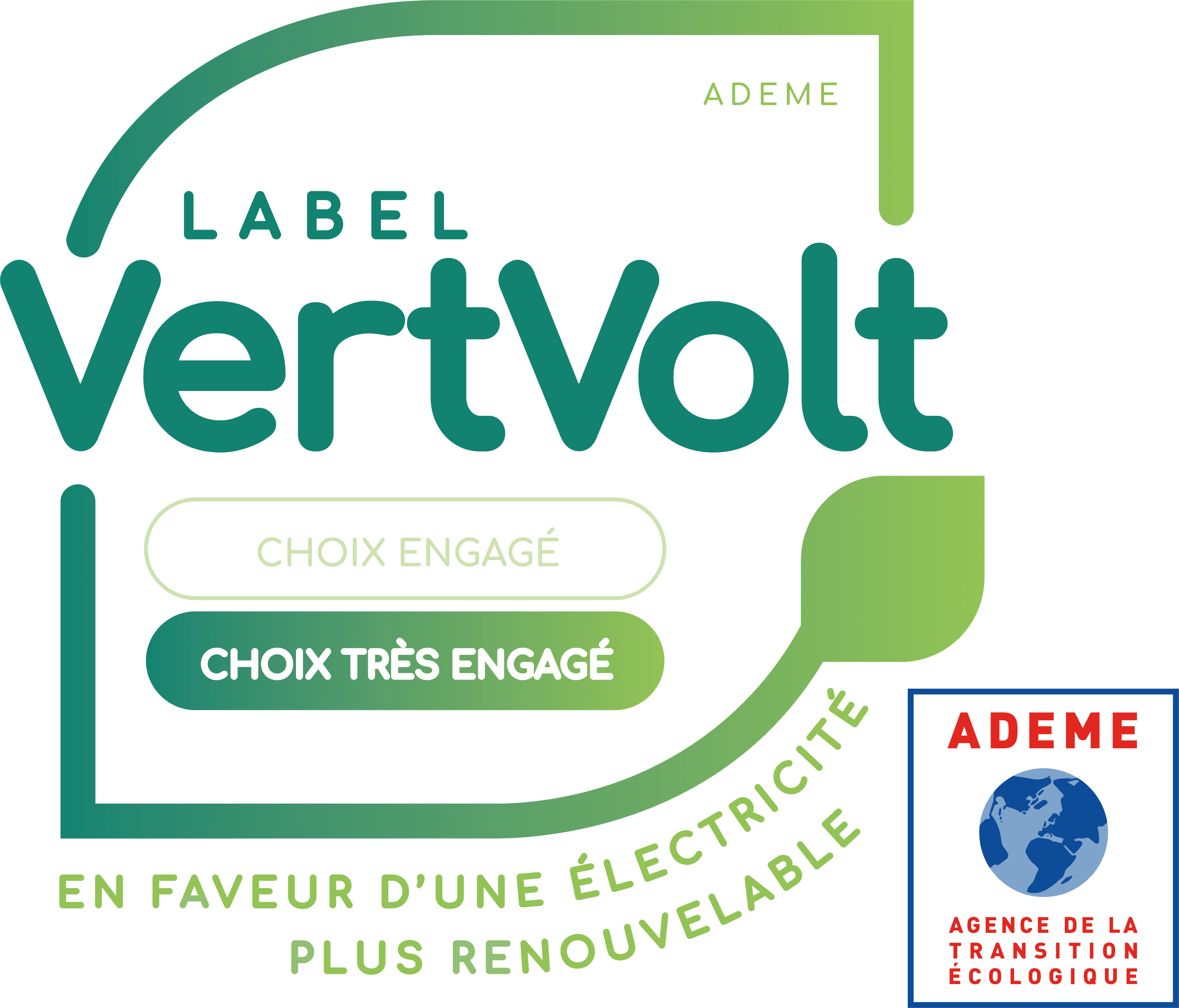 logo label vertvolt de l'ADEME